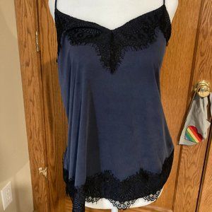 ELLA MOSS midnight blue lace cami